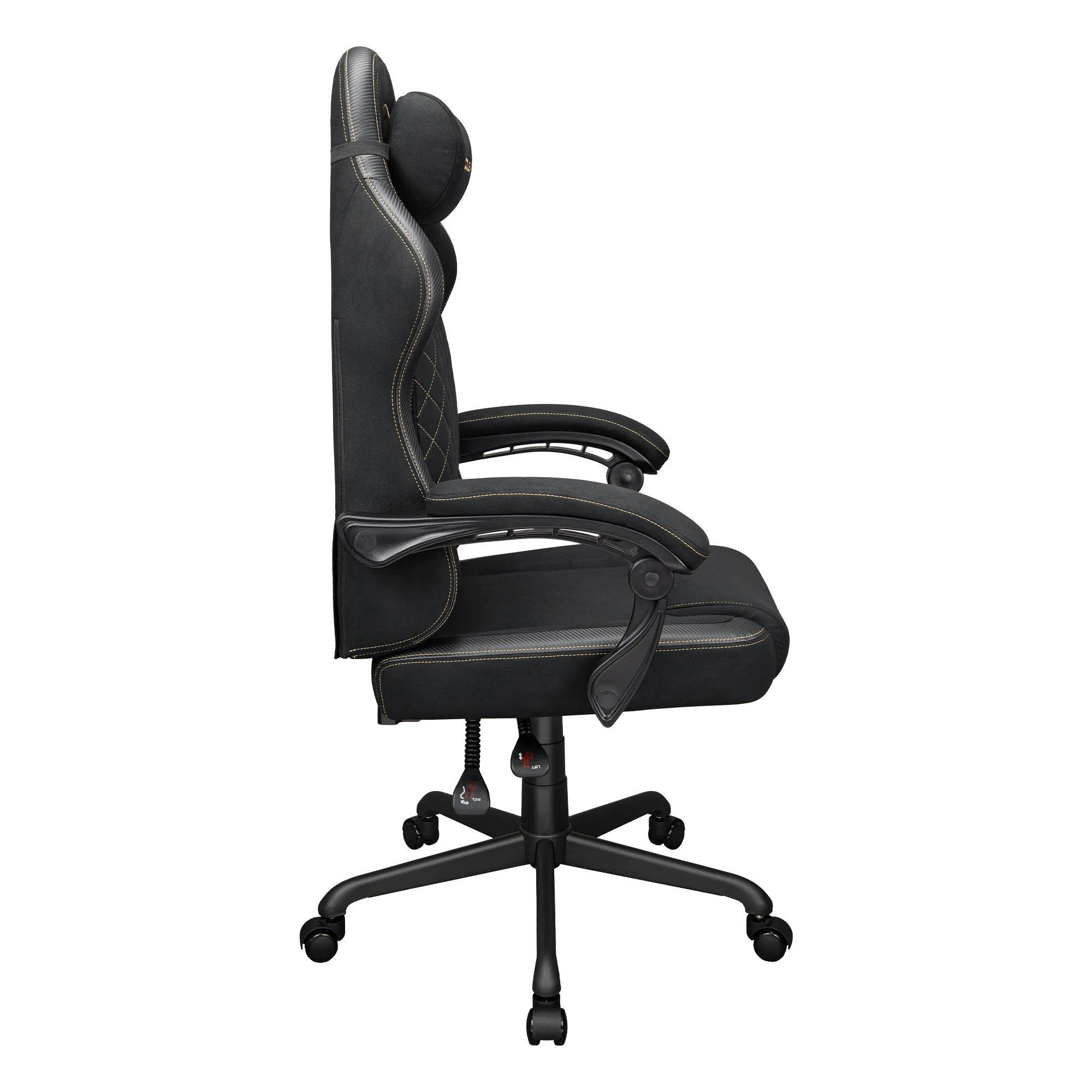 Cadeira Gaming COUGAR Fusion EX Gold F (120 kg - Espuma, Tecido - Tecido - Preto e Dourado), miniatura 5