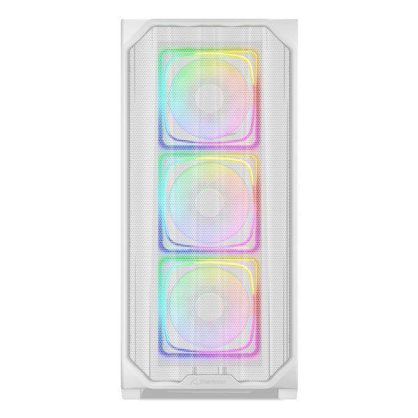 Caixa ATX SHARKOON AK5M RGB (ATX, Micro ATX, Mini-ITX - Midi Tower - RGB multicolor - Branco) — miniatura 2