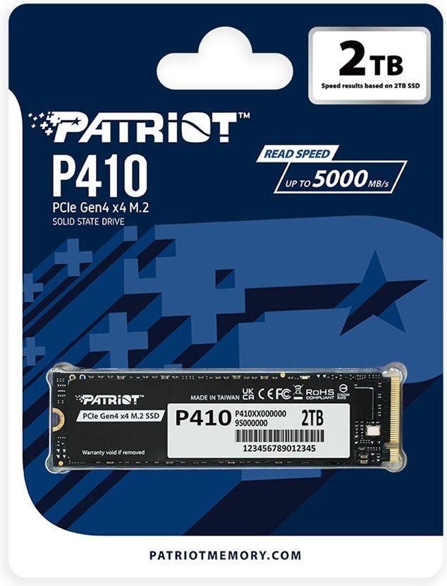 SSD PATRIOT P410 2TB (2 TB - M.2 2280 - PCI Express NVMe) — miniatura 4