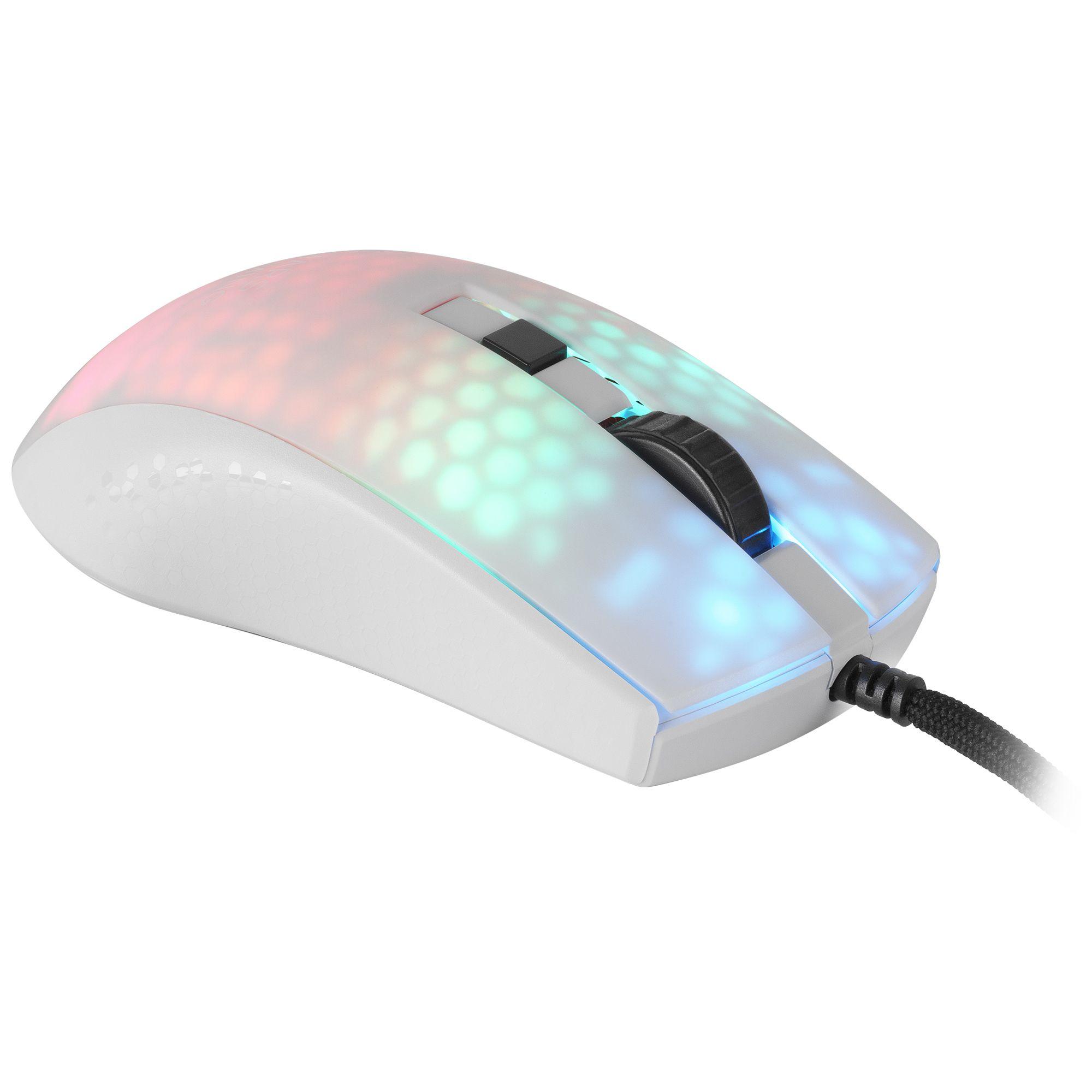 Rato Gaming com Fios MARS GAMING MMRW (Mão direita - 12800 DPI - Ótico - Branco), miniatura 6