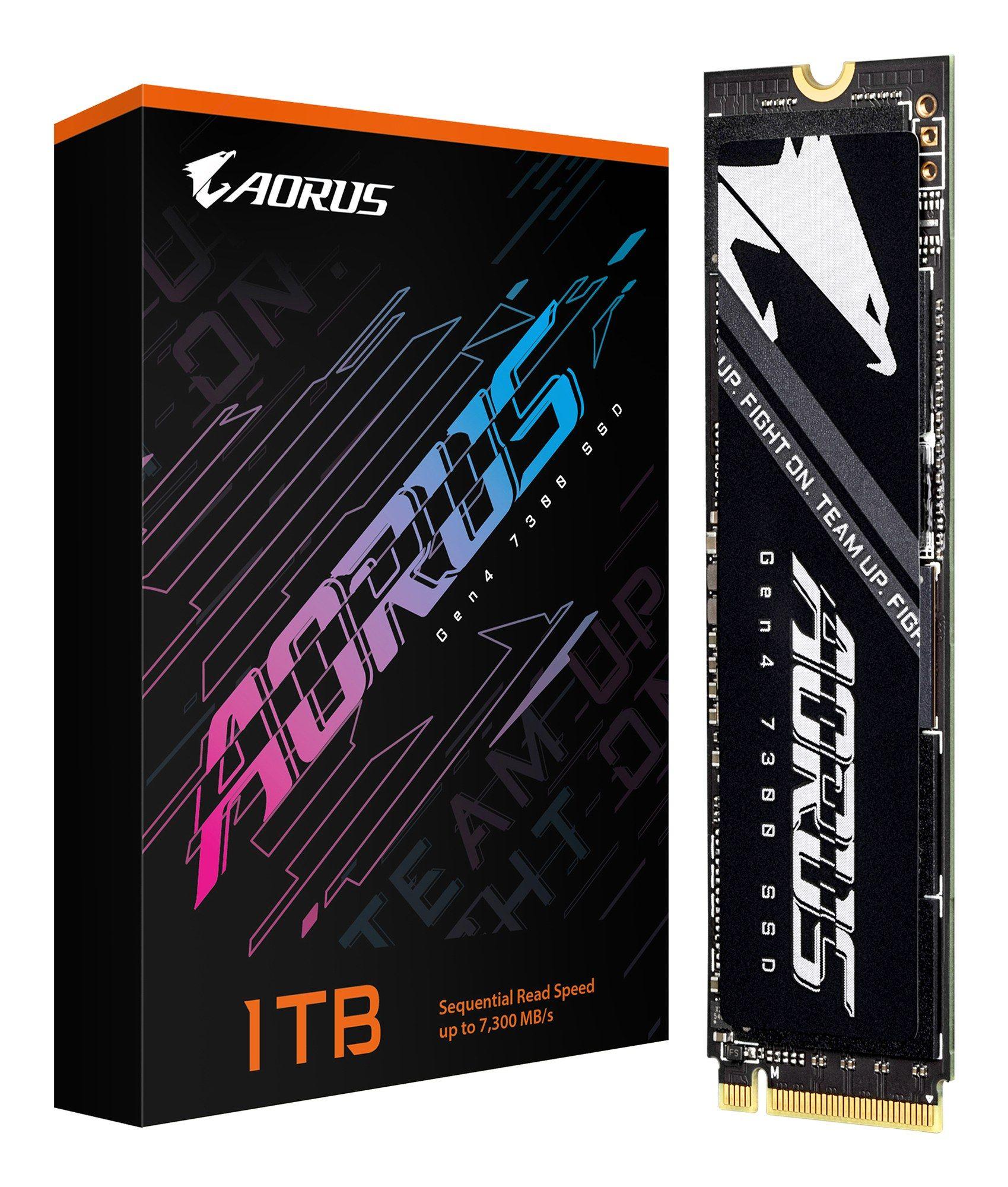 SSD GIGABYTE AORUS Gen4 7300 (1 TB - M.2 2280 - PCIe 4.0 NVMe - Preto) — miniatura 4
