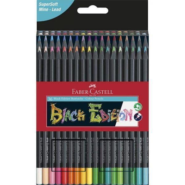 Lápis de Cor FABER-CASTELL Black Edition FC-116436 (Crianças - Preto), miniatura 2