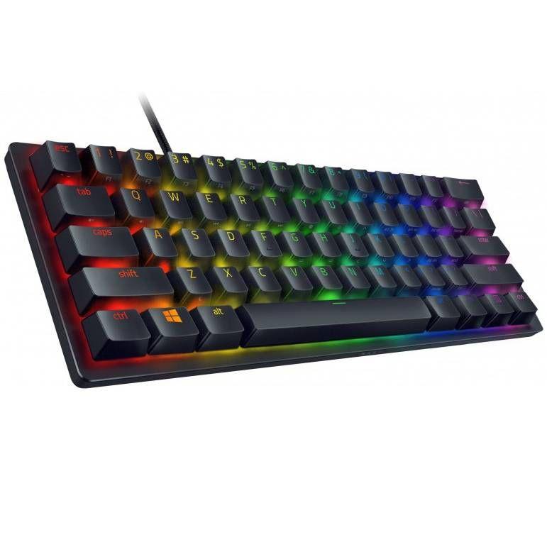Teclado RAZER Huntsman Mini (Estados Unidos - Teclas óticas - Mini - Branco) — miniatura 4