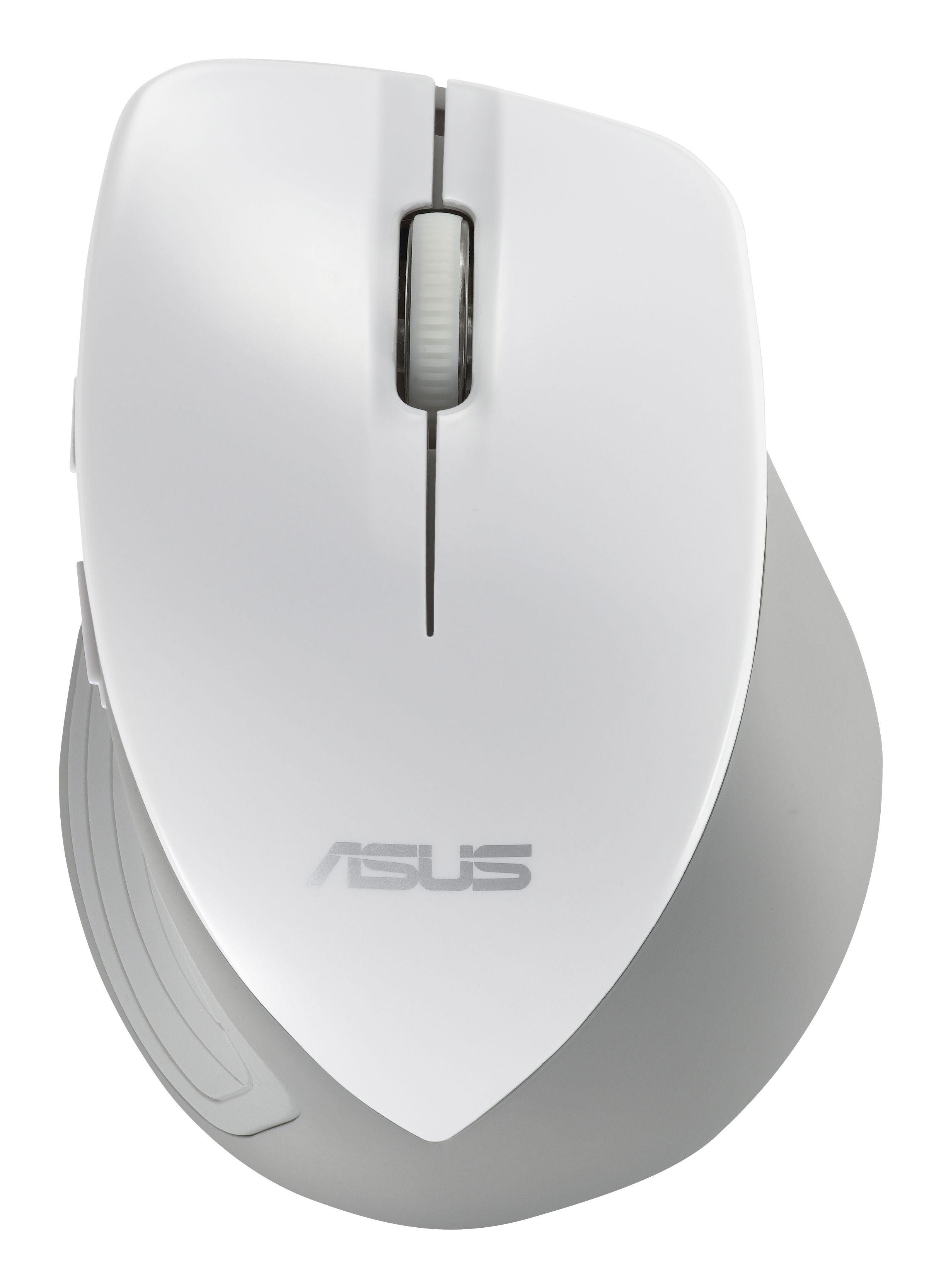 Rato ASUS WT465 (Mão direita - 1600 DPI - Ótico - Branco)