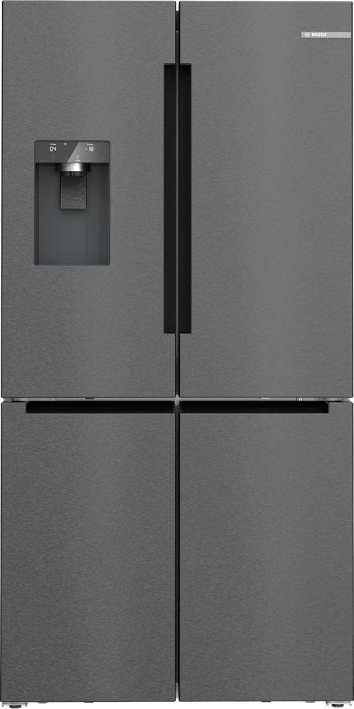 Frigorífico Americano Independente BOSCH KFI96AXEA (574 L - Home Connect - 183x90,5x73,1 cm - Preto/Inox)