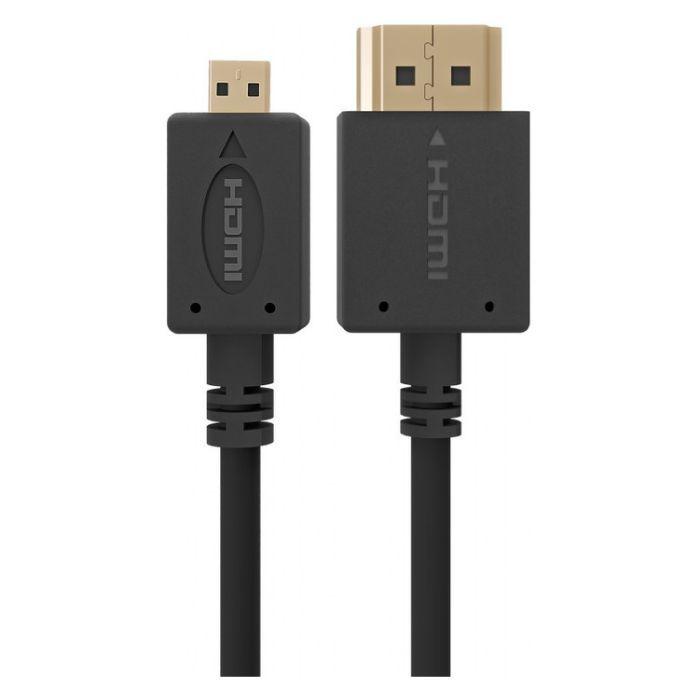 Cabo HDMI para Micro HDMI GEMBIRD CC-HDMID-15 (4,5 m - HDMI Type D - HDMI Type A - Preto) — miniatura 2