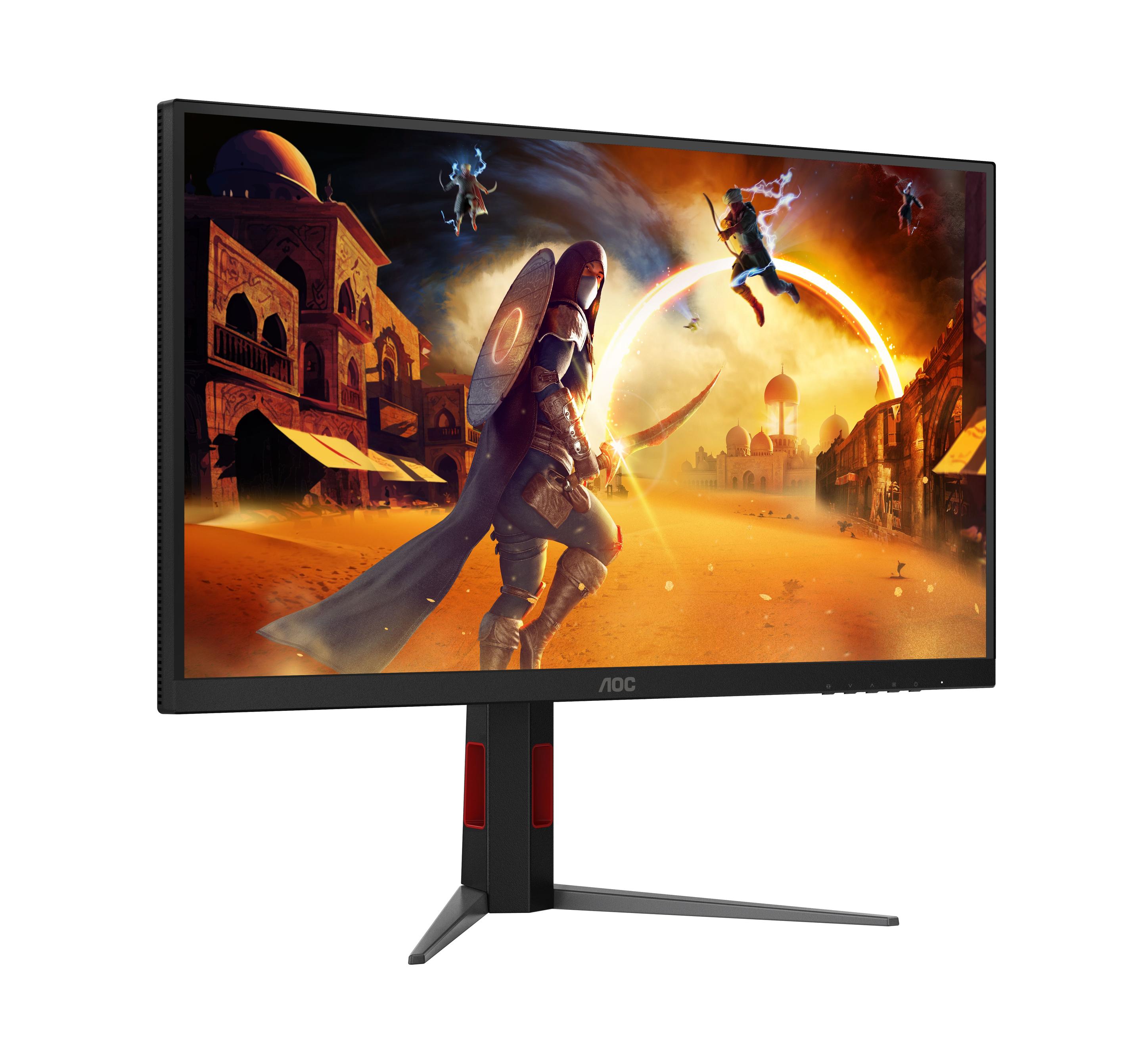 Monitor AOC U27G4XM (27" - Fast IPS - 160 Hz - Preto e Vermelho) — miniatura 7