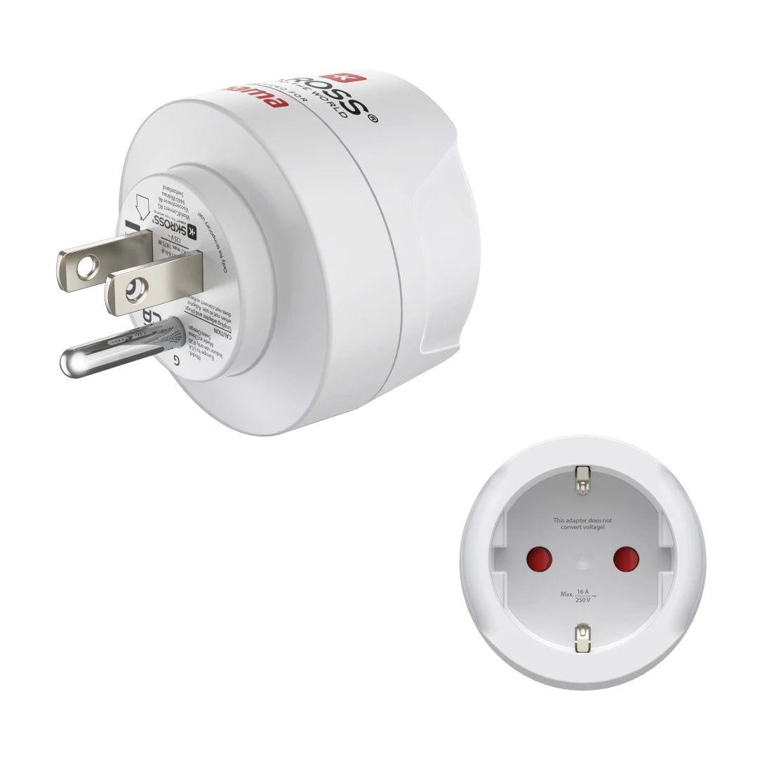 Adaptador de Corrente de Viagem HAMA 00223485 (Branco)