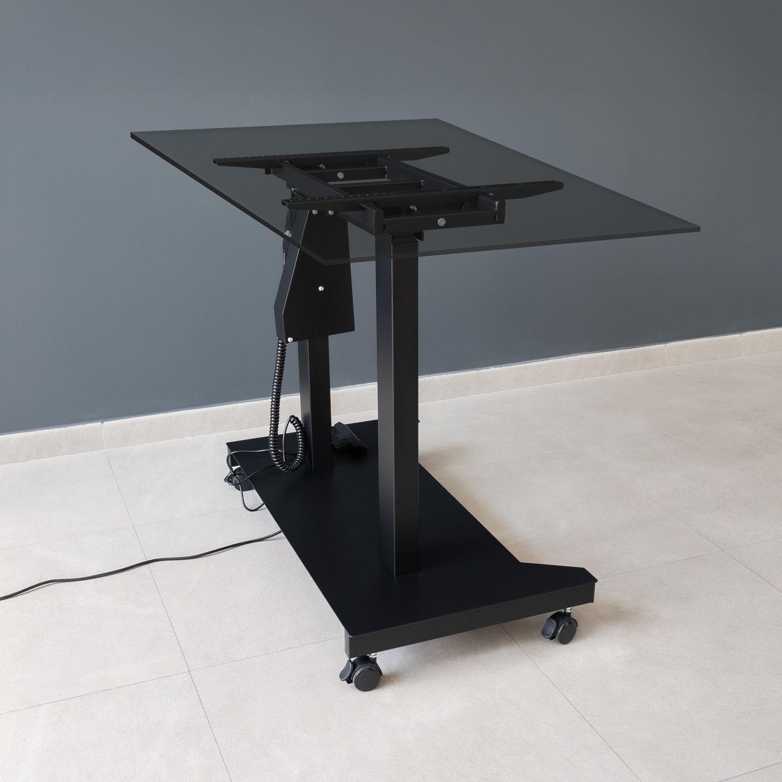 Suporte de Chão Elétrico para TV TOOQ UROS FSM03-B (52–84" - 100 kg - Preto), miniatura 7