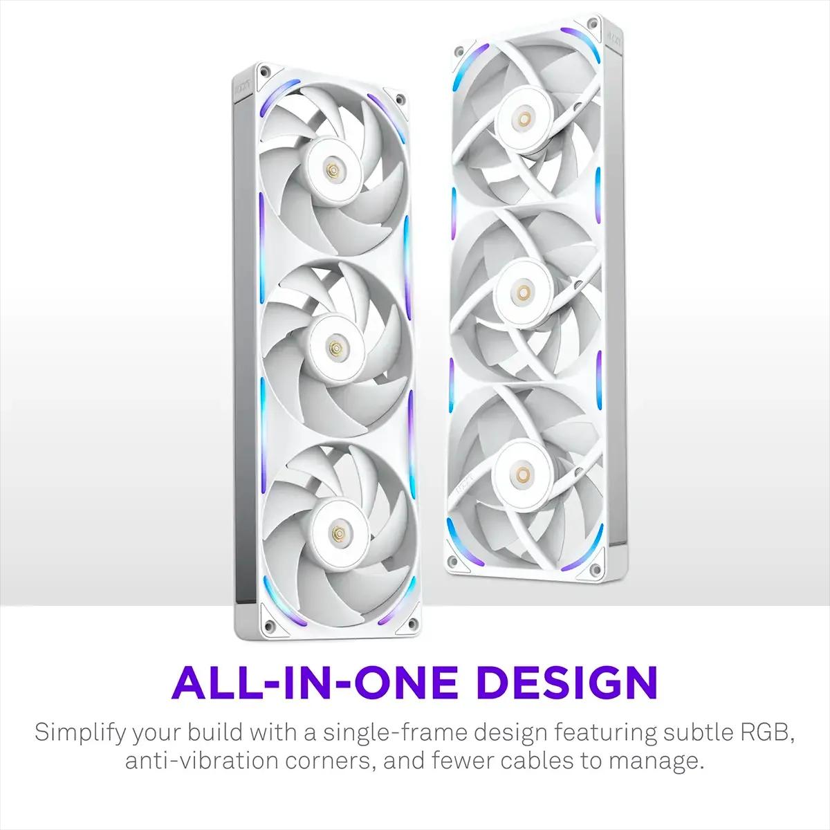 Ventoinha NZXT F360X (360 mm - Branco) — miniatura 3
