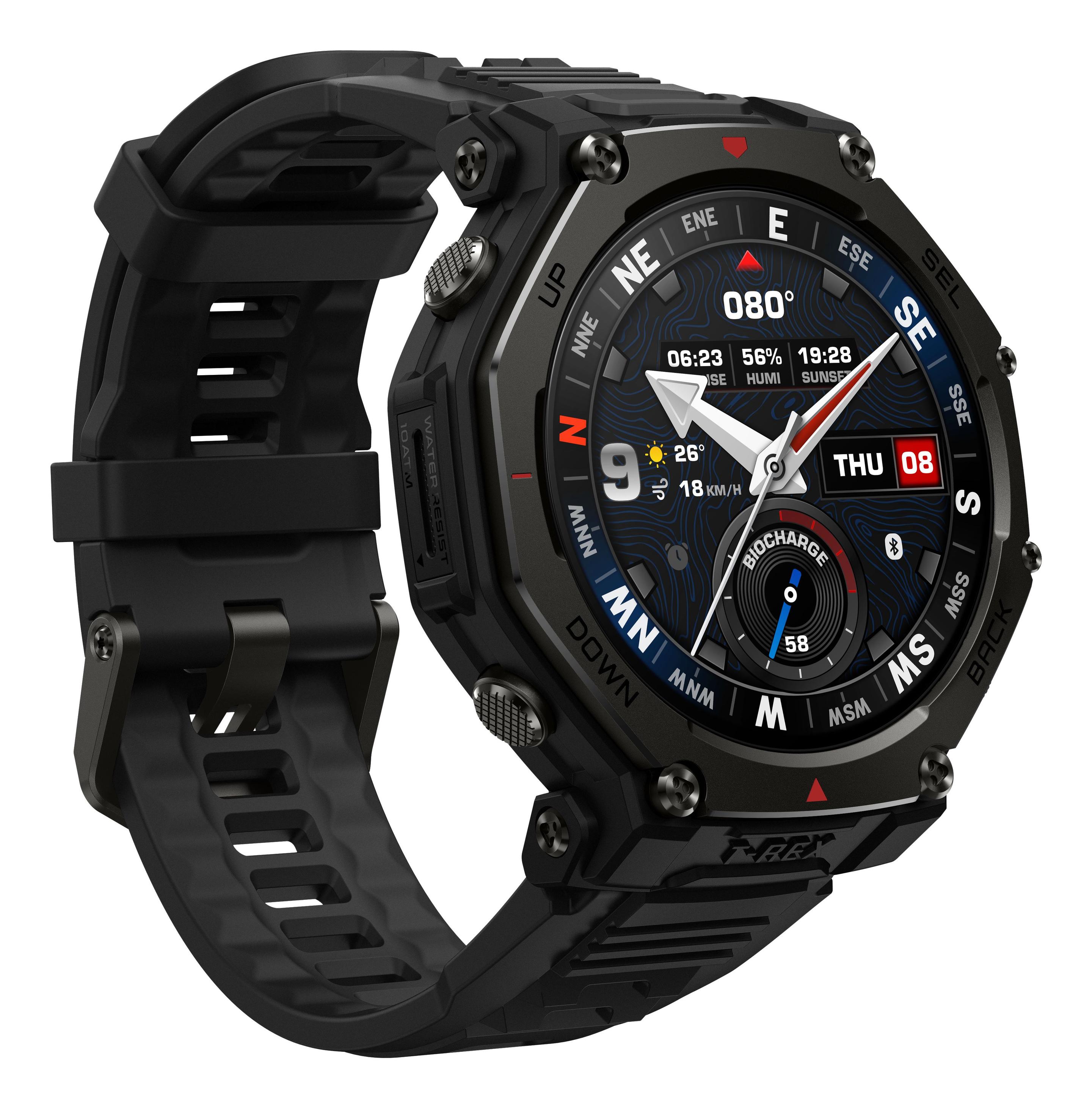 Smartwatch AMAZFIT T-Rex 3 Pro (Polímero e titânio - Preto) — miniatura 6