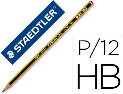 Lápis de Grafite STAEDTLER Noris 120-2 (Preto/Amarelo), miniatura 3