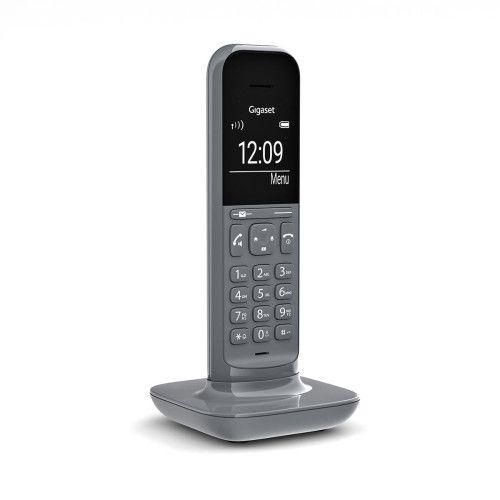 Telefone Sem Fios GIGASET CL390 (12 h - Cinzento)