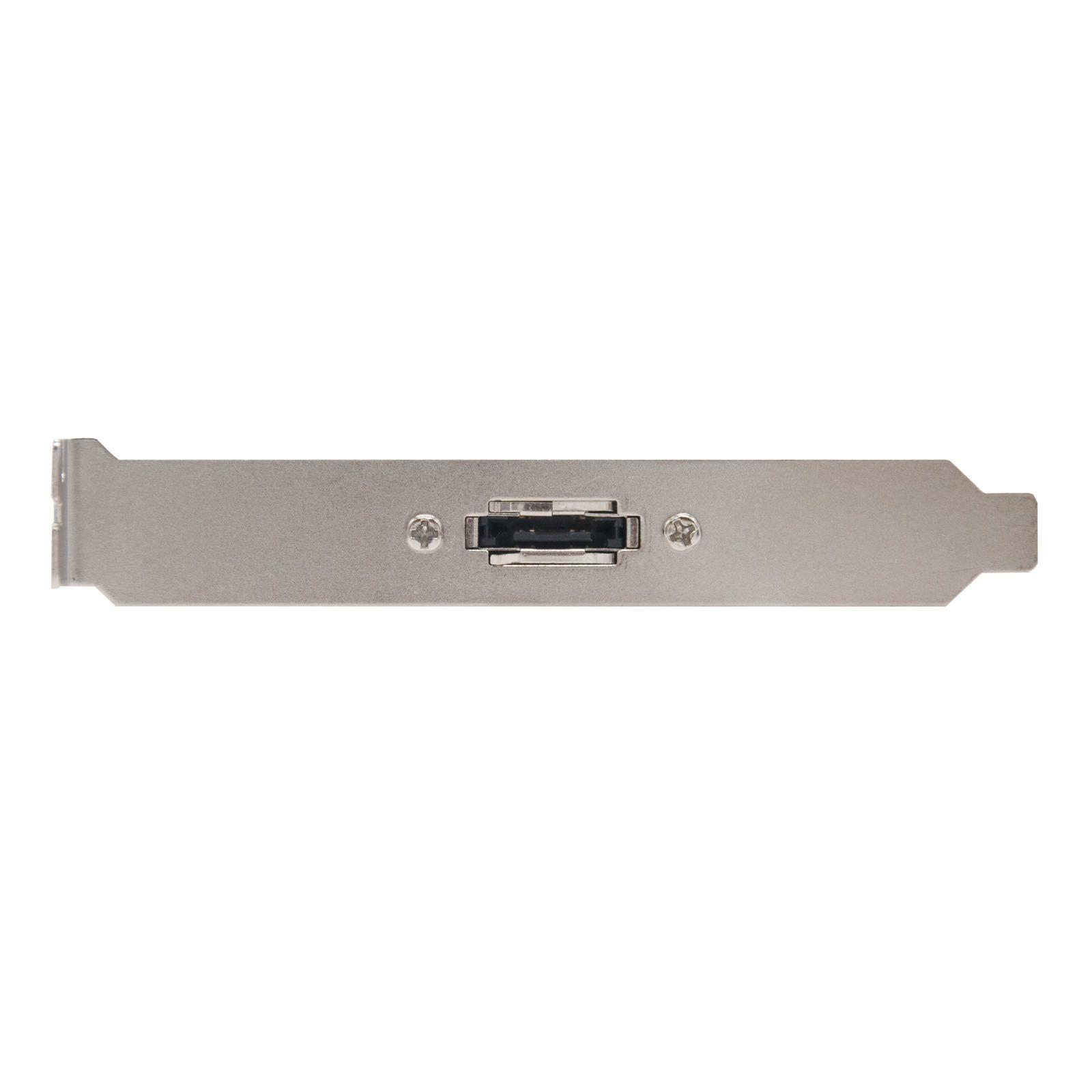 Adaptador SATA para eSATA NANOCABLE 10.18.0501-OEM (SATA Fêmea para eSATA Fêmea - 0,5 m - Preto e Inox) — miniatura 2