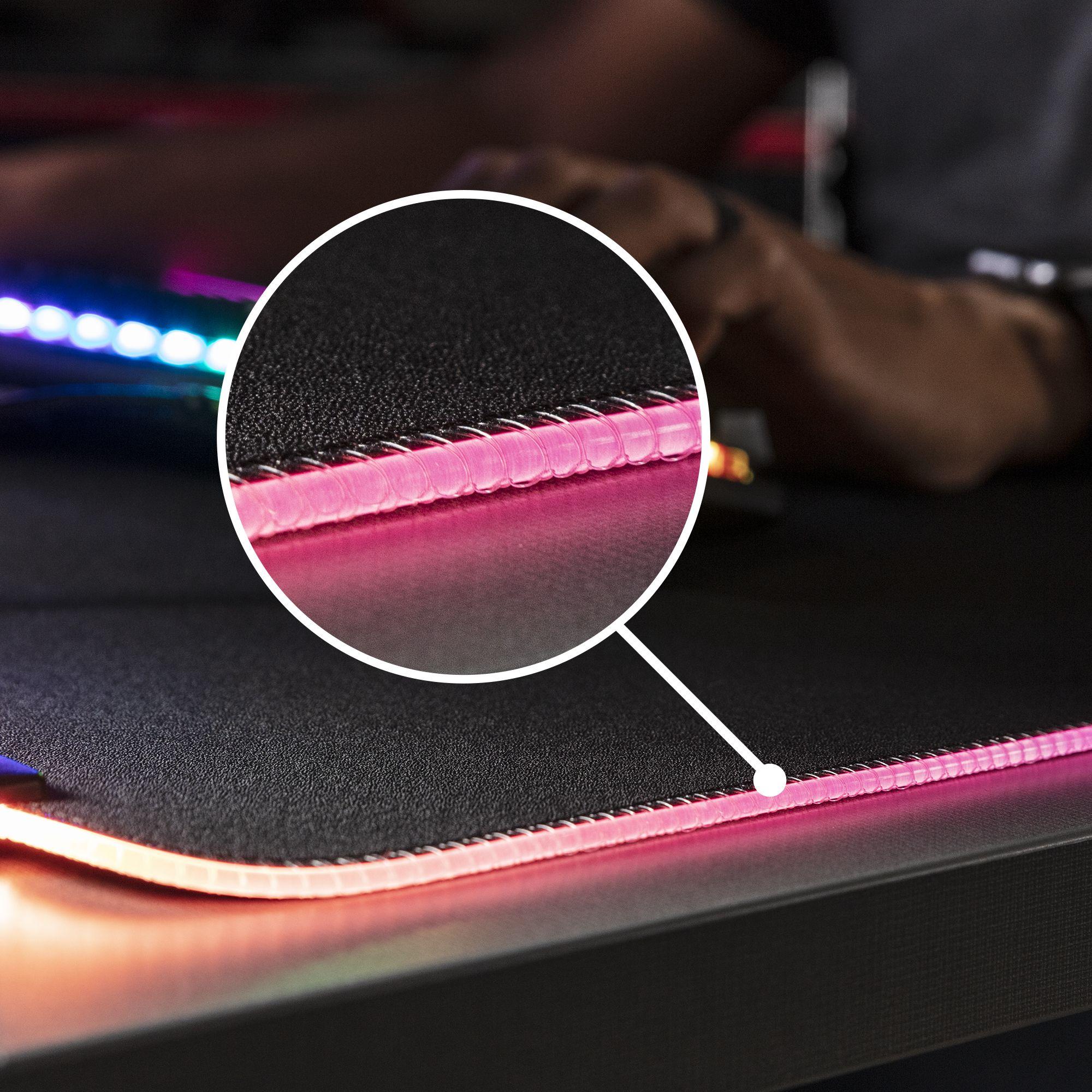 Tapete de Rato Gaming HYPERX Pulsefire Mat 2XL (Grandes - Tecido, Borracha - 3 mm - Preto) — miniatura 4