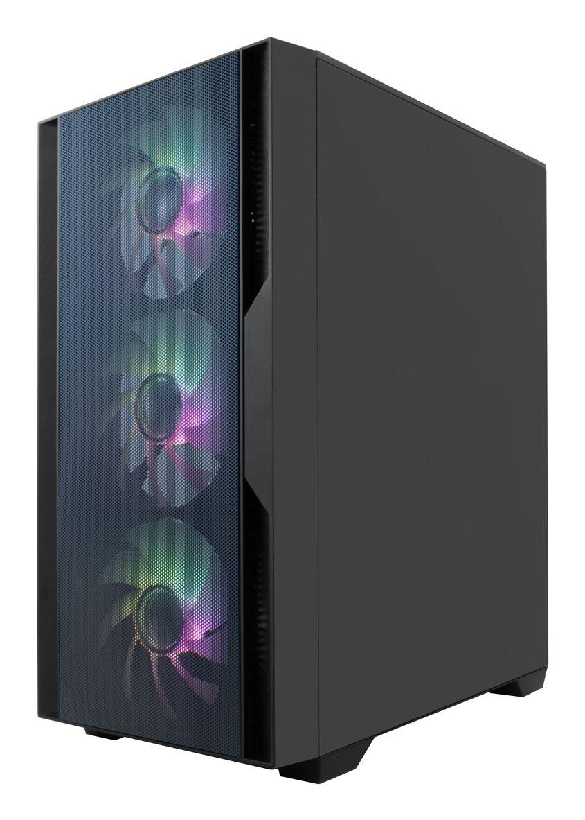 Caixa de Computador COOLBOX GM220 MPFusion (Micro ATX, Mini-ITX - Micro Tower - Plástico, aço, vidro temperado - Preto) — miniatura 4