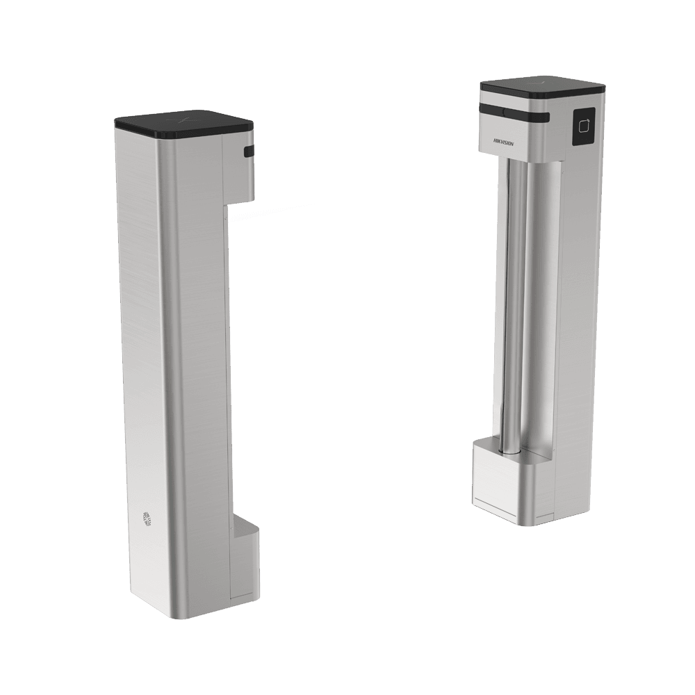 Torniquete de Acesso Bidirecional HIKVISION DS-K6BC402X-LR/M (Motorizado - 5.000.000 ciclos - Aço inoxidável SUS304)