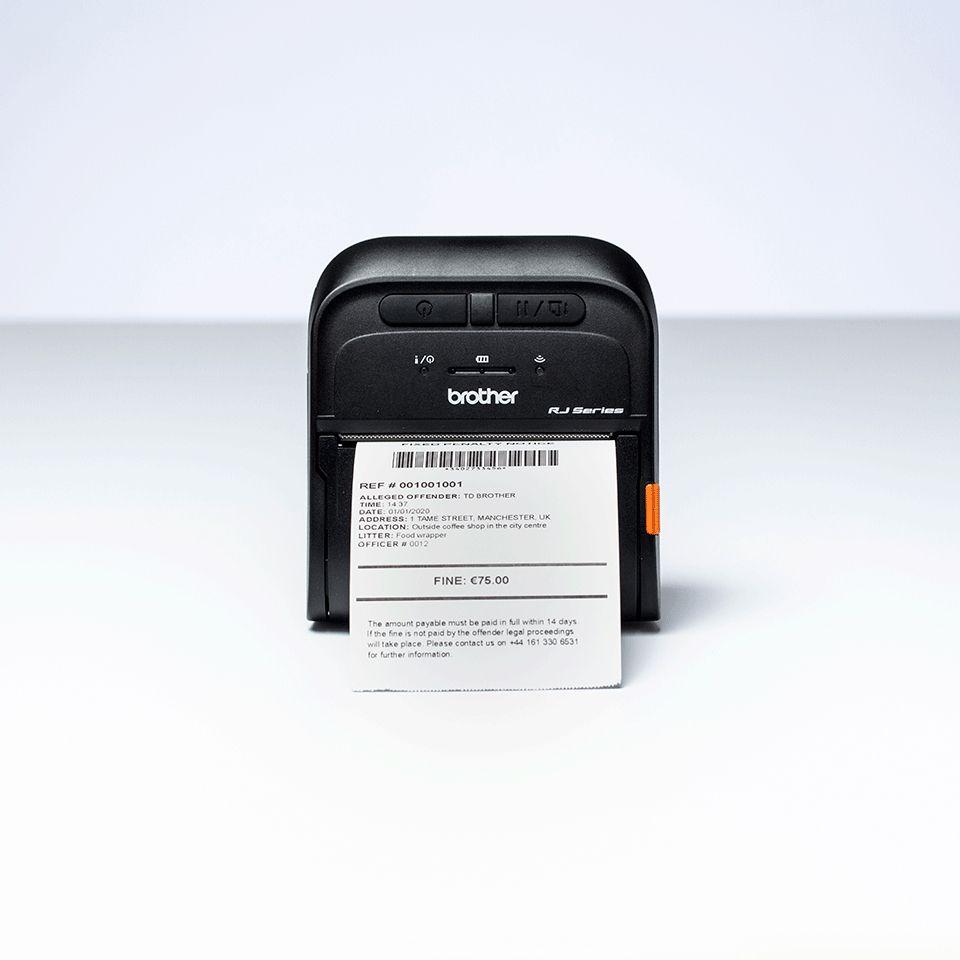 Impressora de Talões Portátil BROTHER RuggedJet RJ-3035B (Com fios e sem fios - Android, iOS - Preto), miniatura 4