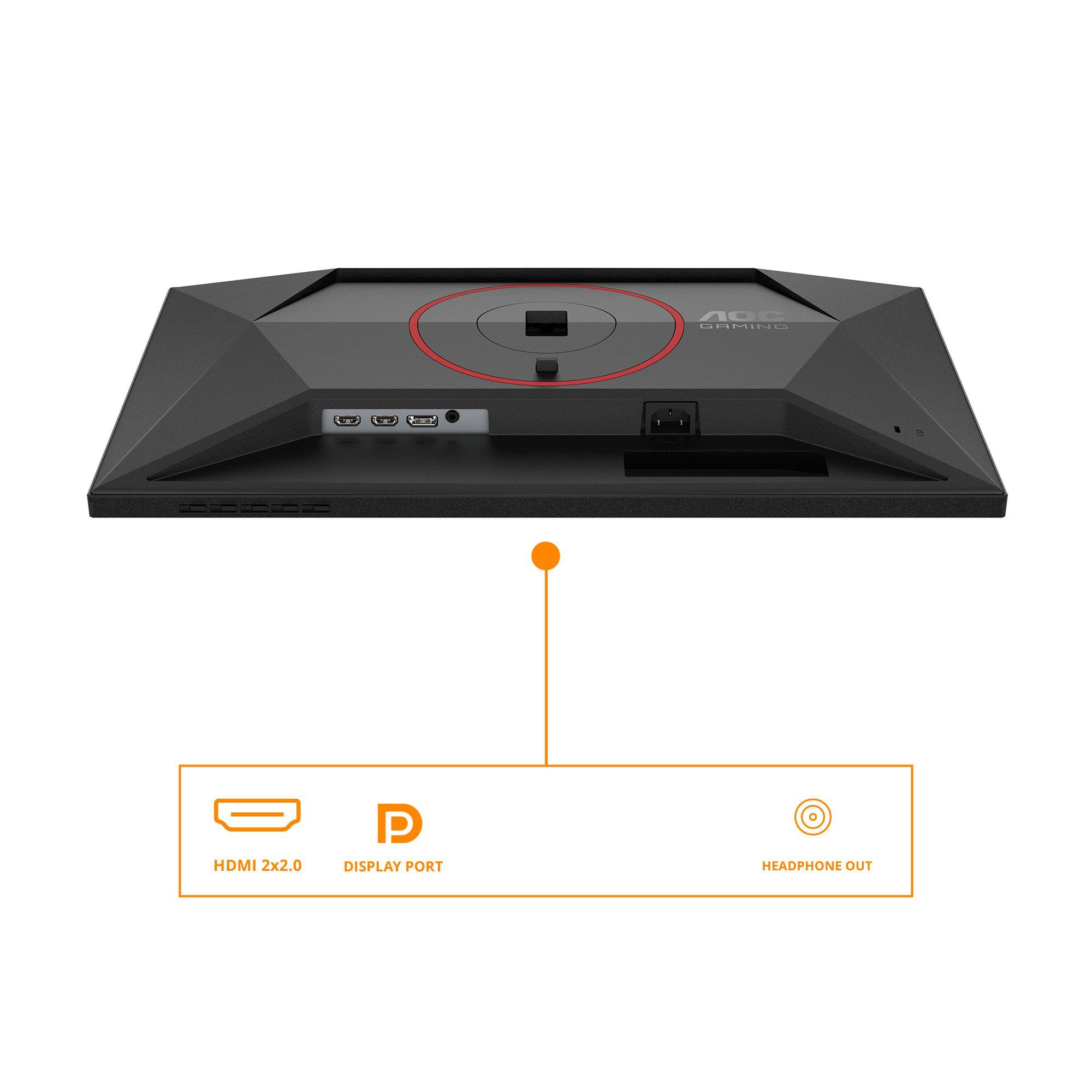 Monitor AOC 24G4HA (23,8" - Fast IPS - 200 Hz - Preto e Vermelho) — miniatura 4