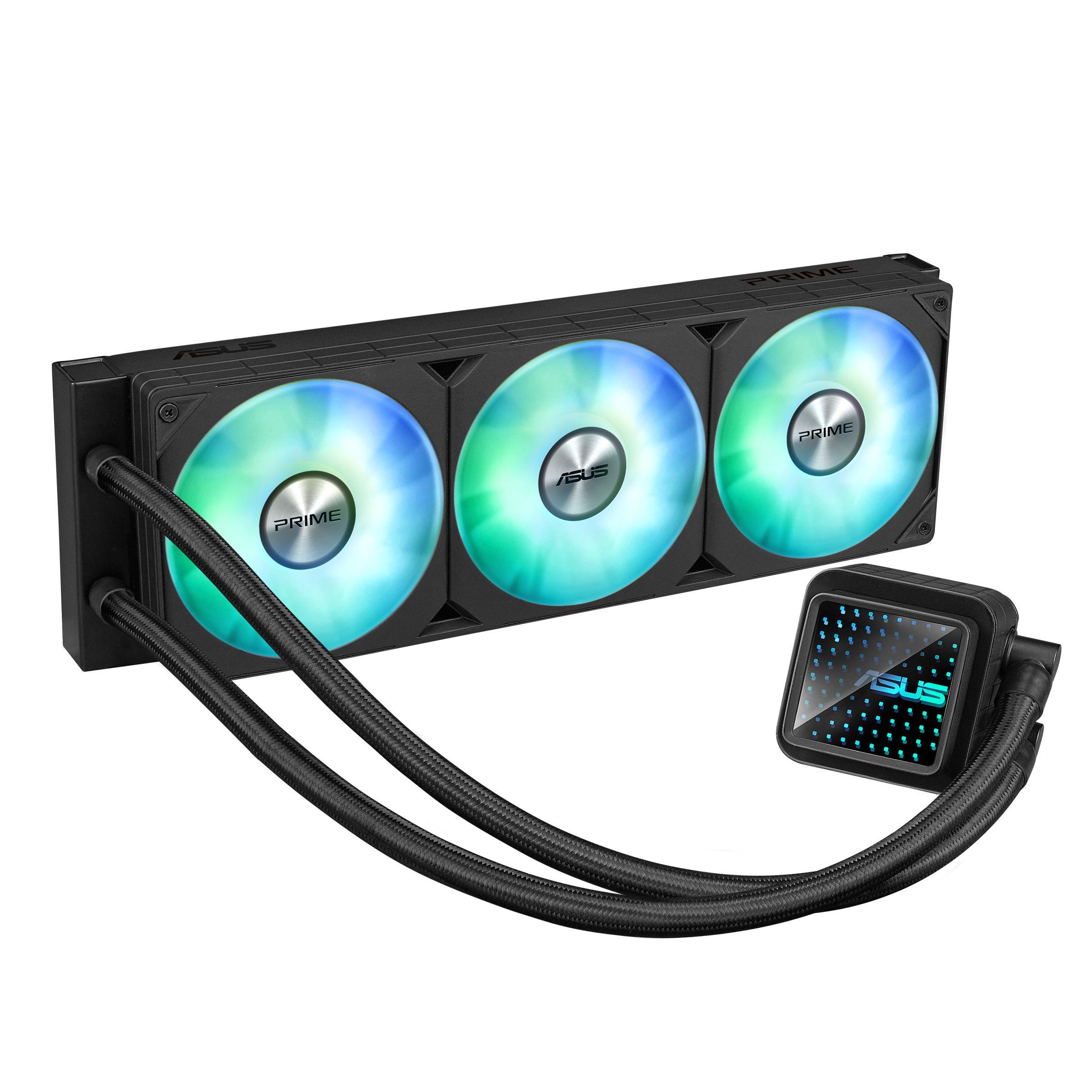Sistema de Refrigeração Líquida Tudo-em-Um ASUS Prime LC 360 ARGB (120 mm - 3 ventoinhas - 2200 RPM - Preto), miniatura 6