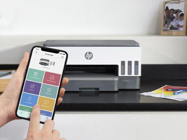 Impressora Multifunções HP Smart Tank 7006 (A4 - Impressão a cores - 250 folhas - Azul e Branco), miniatura 14