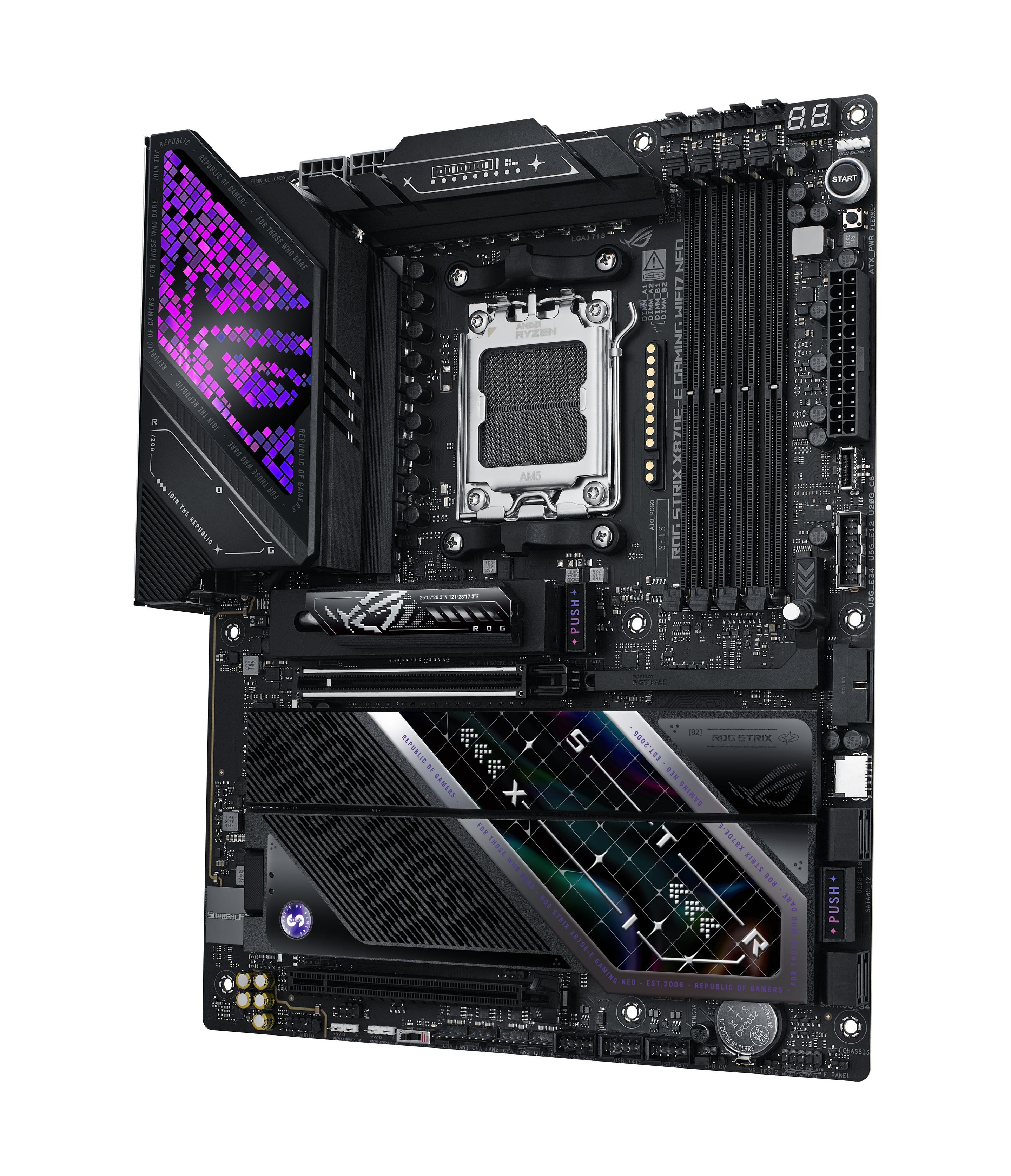 Motherboard ASUS ROG STRIX X870E-E GAMING WIFI7 NEO (AM5 - ATX - Duplo canal - Preto), miniatura 10