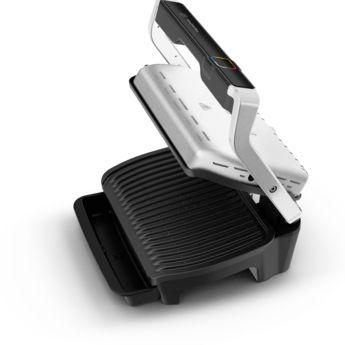 Grelhador Elétrico TEFAL OptiGrill Elite GC750D30 (Prateado e Preto), miniatura 2