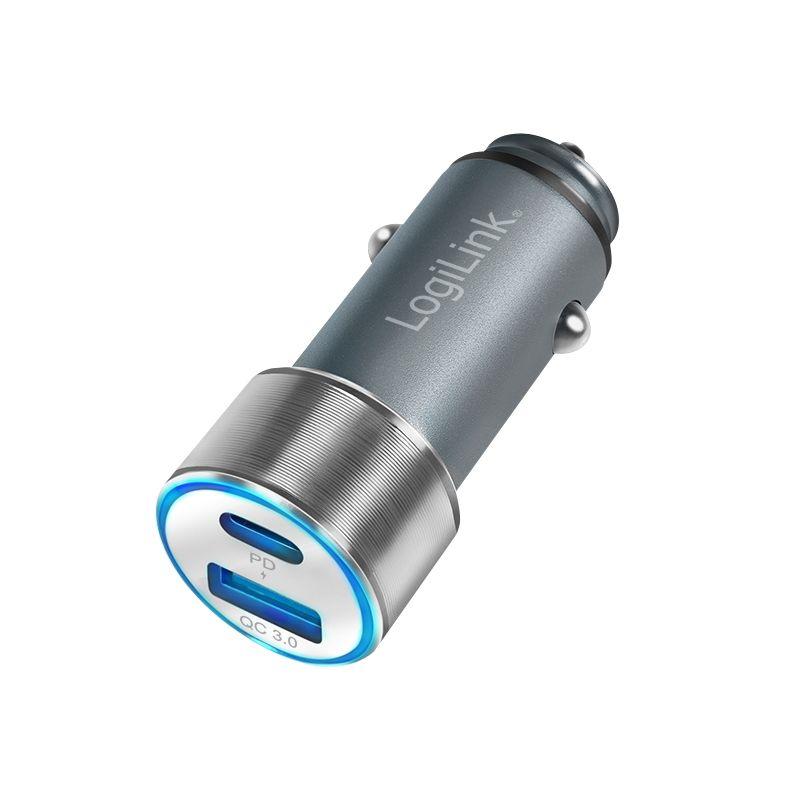 Carregador de Isqueiro LOGILINK PA0252 (36 W - Cinzento)
