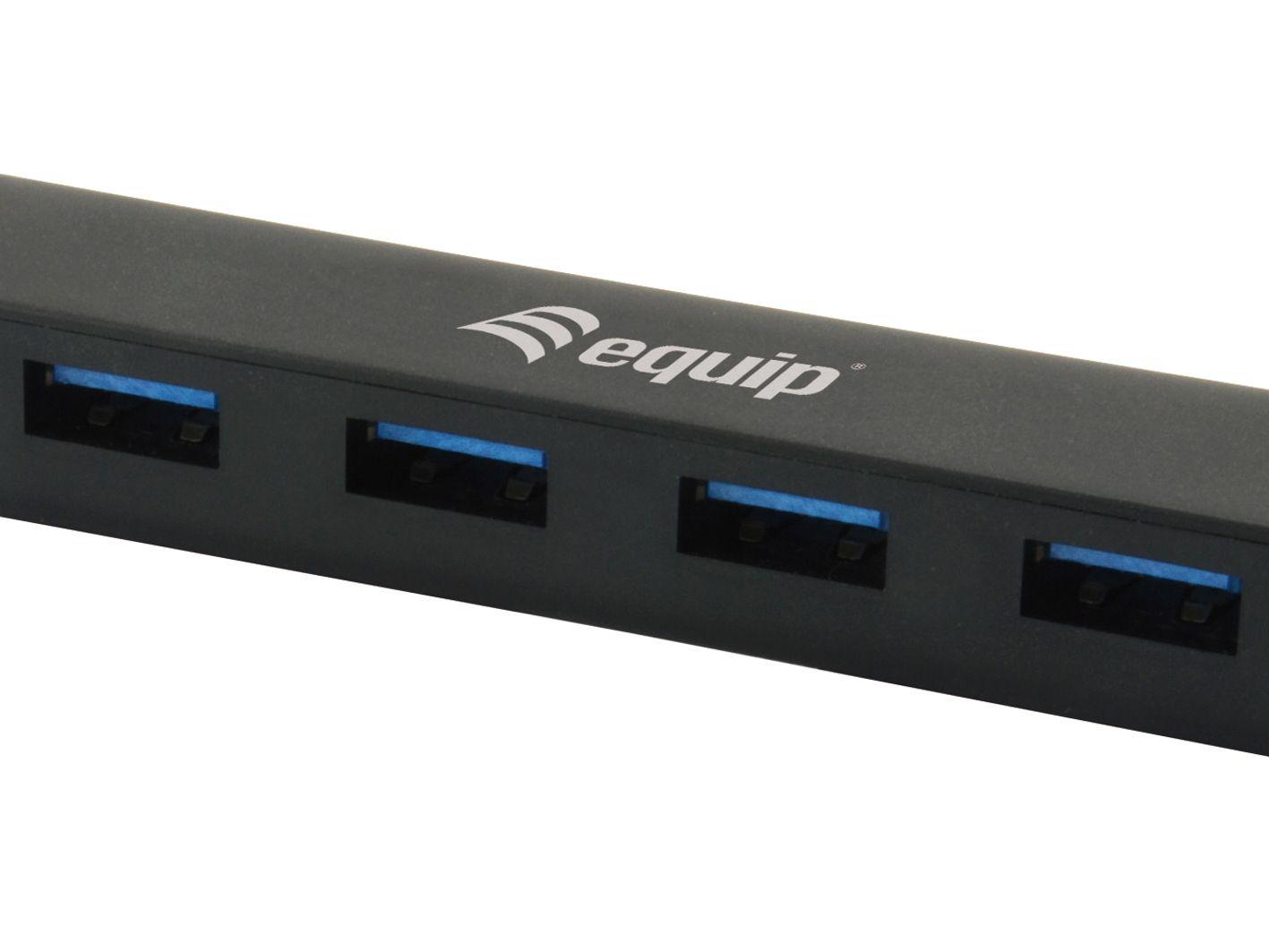 Hub USB-C EQUIP 128954 (Preto) — miniatura 3