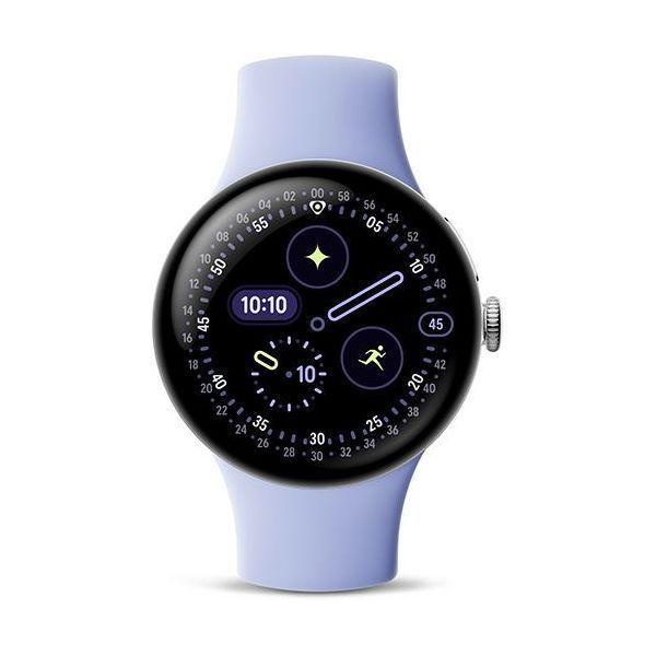 Smartwatch GOOGLE Pixel Watch 4 (Redondo - Wear OS - AMOLED - Prateado/Violeta)