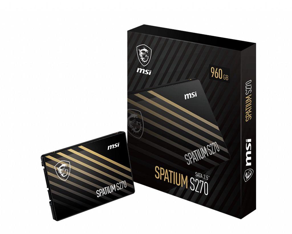 SSD Interno MSI Spatium S270 (240 GB - 2.5" - Serial ATA III)