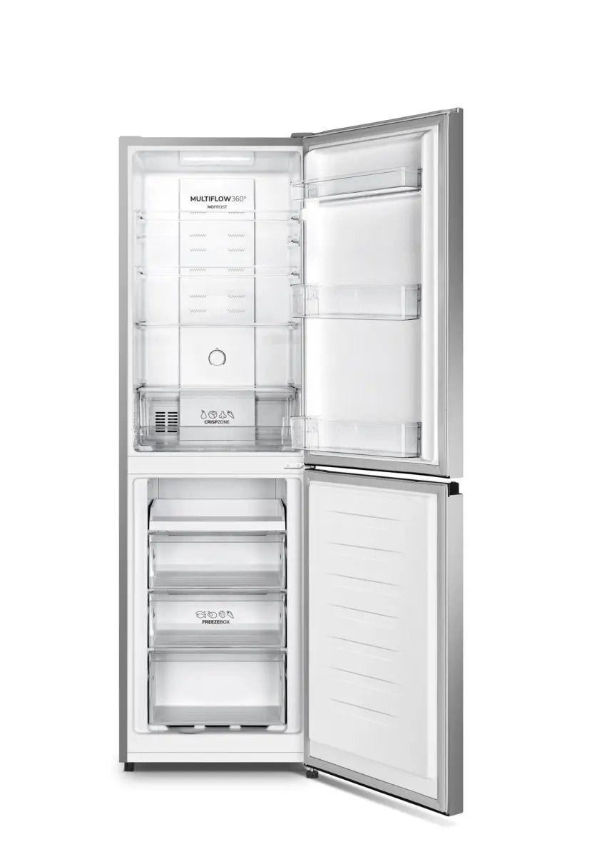 Frigorífico Combinado Independente GORENJE NRK418DCS4 (256 L - 182,4x55x55,7 cm - 182 cm - Cinzento Metálico) — miniatura 3
