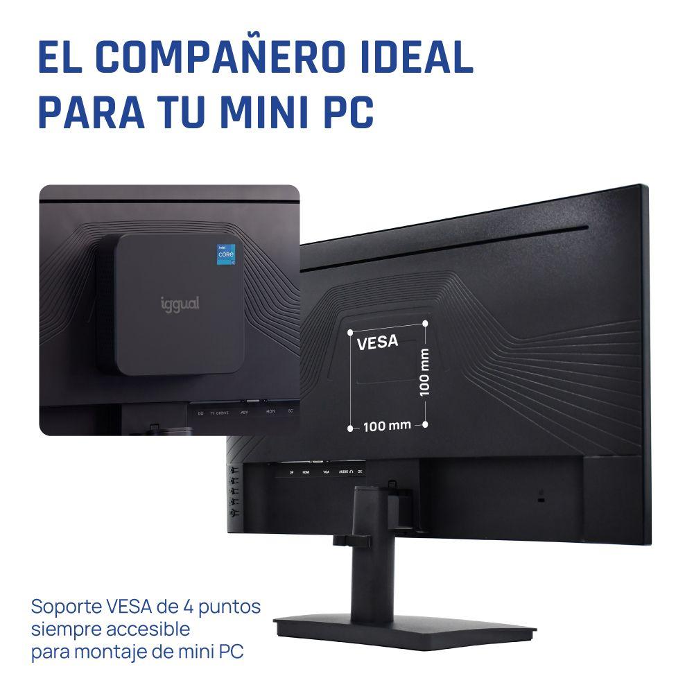 Monitor IGGUAL ML24SPC (23,8" - IPS - 120 Hz - Preto) — miniatura 6