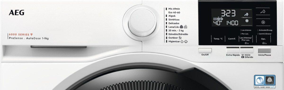 Máquina de Lavar Roupa Independente AEG LFR6194O4Q (1351 RPM - B - 50 l - Branco), miniatura 2