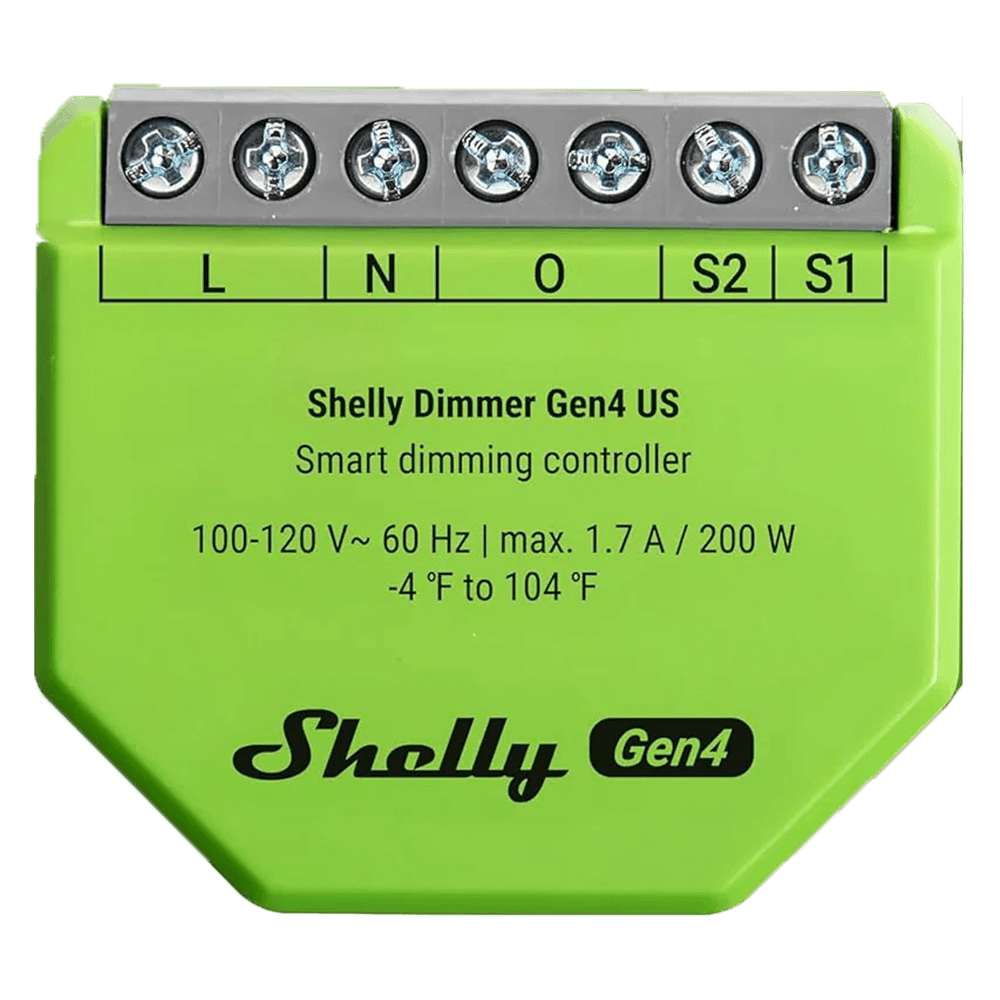 Regulador de Intensidade SHELLY Dimmer Gen4 (200 W - Sem Neutro) — miniatura 3