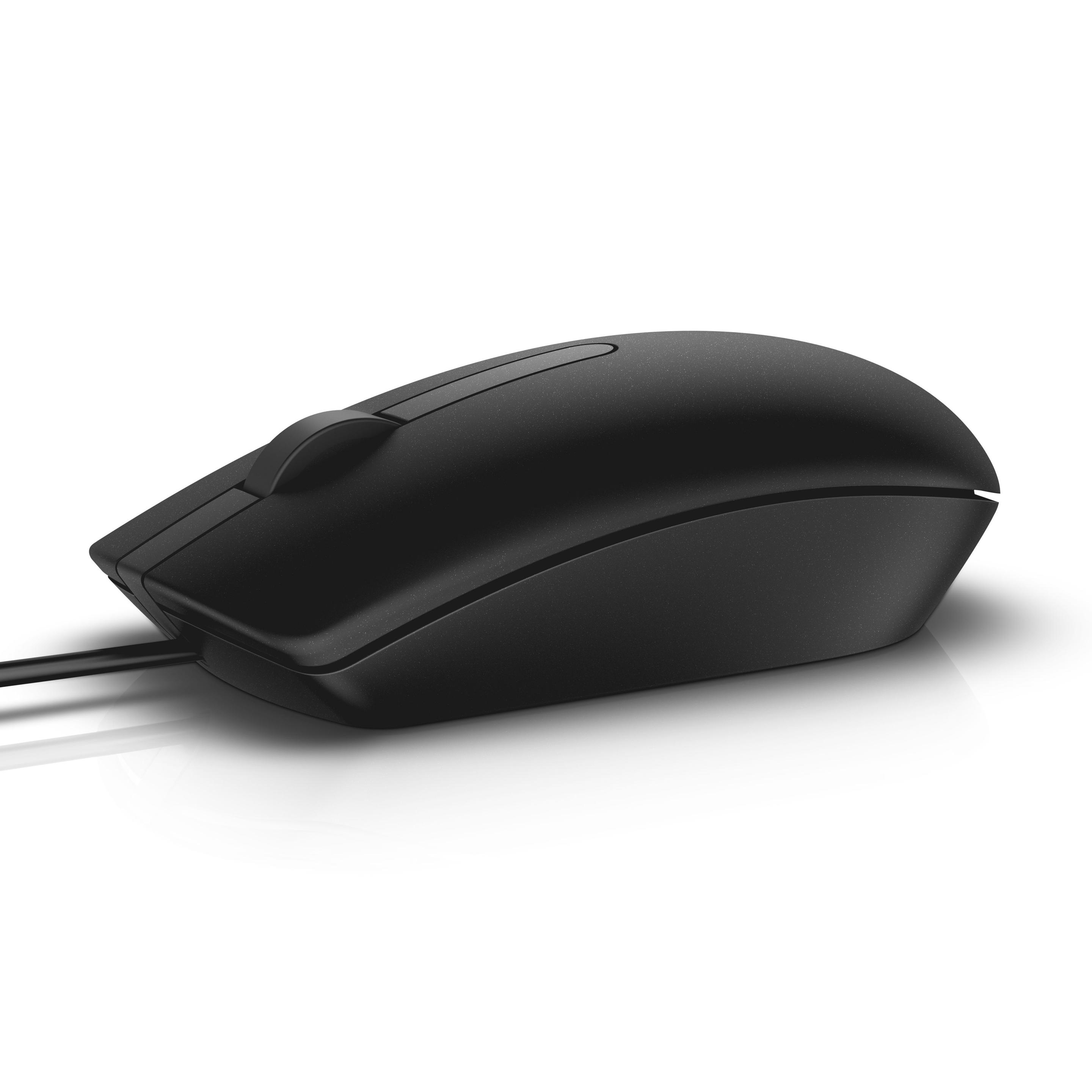 Rato DELL MS116 (Ambidestro - 1000 DPI - Ótico - Preto) — miniatura 2