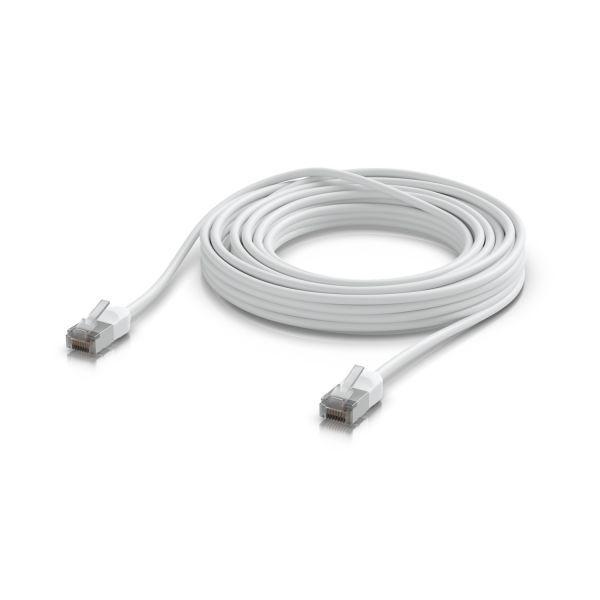 Cabo de Rede RJ45 UBIQUITI UACC-CABLE-PATCH-OUTDOOR-C6A-8M-W (8 m - Cat6a - RJ-45 - Branco), miniatura 3