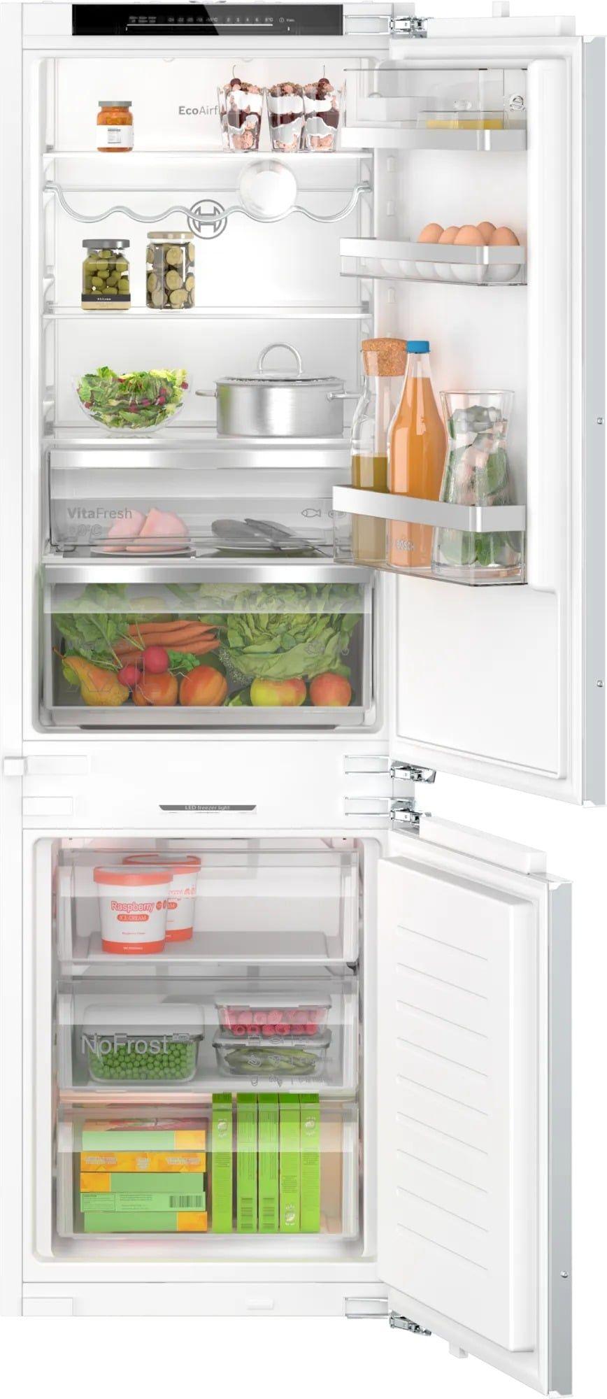 Frigorífico Combinado Encastre BOSCH KIN86ADD0 (260 l - 177,2x55,8x54,8 cm - 56 cm - Branco)