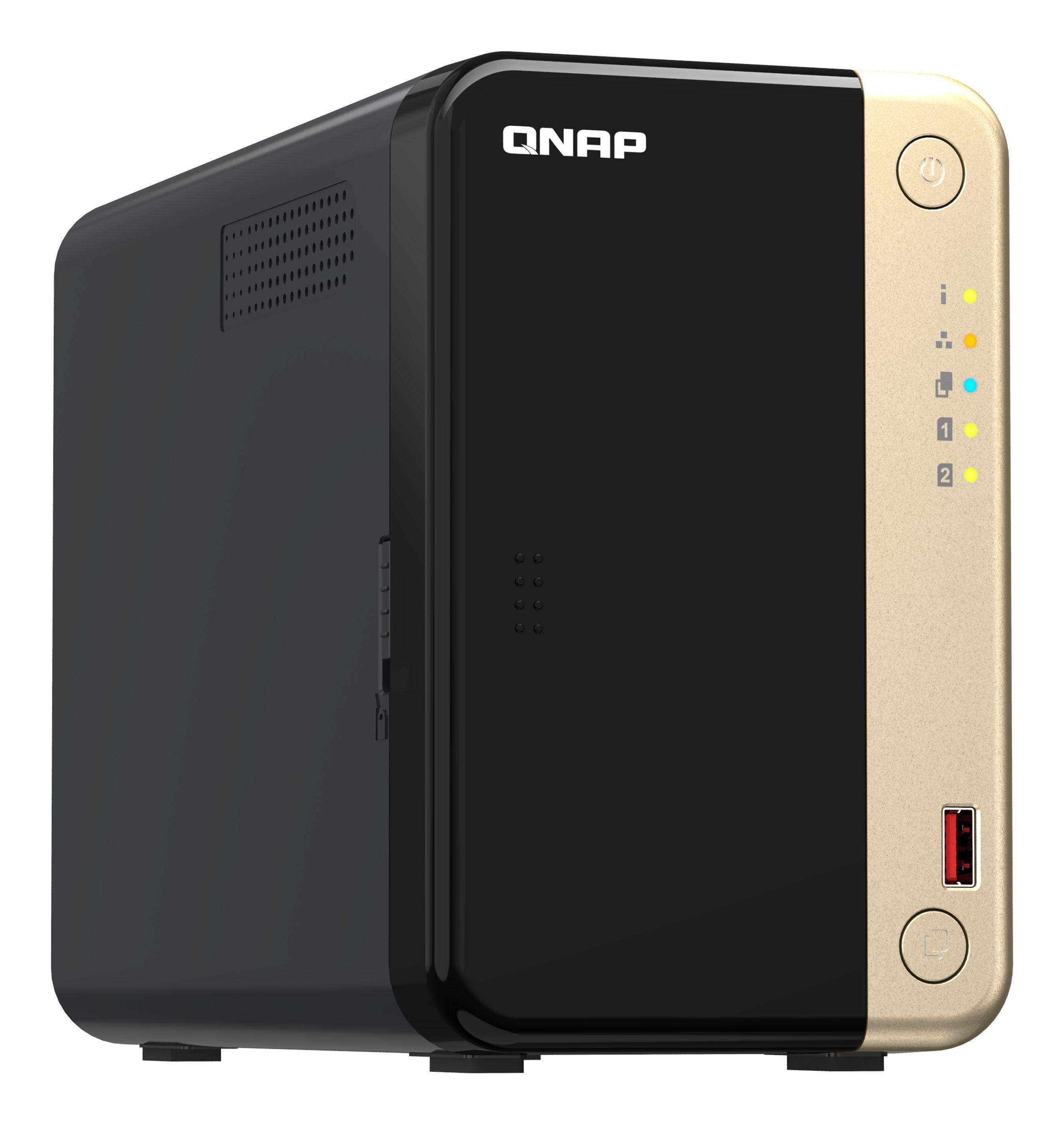 NAS QNAP TS-264-8G (Serial ATA III - 8 GB - 2 baias - Preto e Dourado), miniatura 4