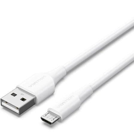 Cabo USB VENTION CTIWH (2 m - Micro-USB B - USB A - Branco)