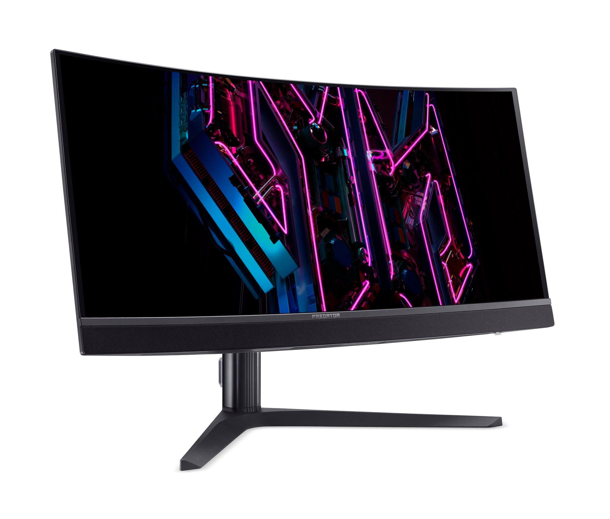 Monitor ACER Predator X34Vbmiiphuzx (34" - OLED - 175 Hz - Preto) — miniatura 3