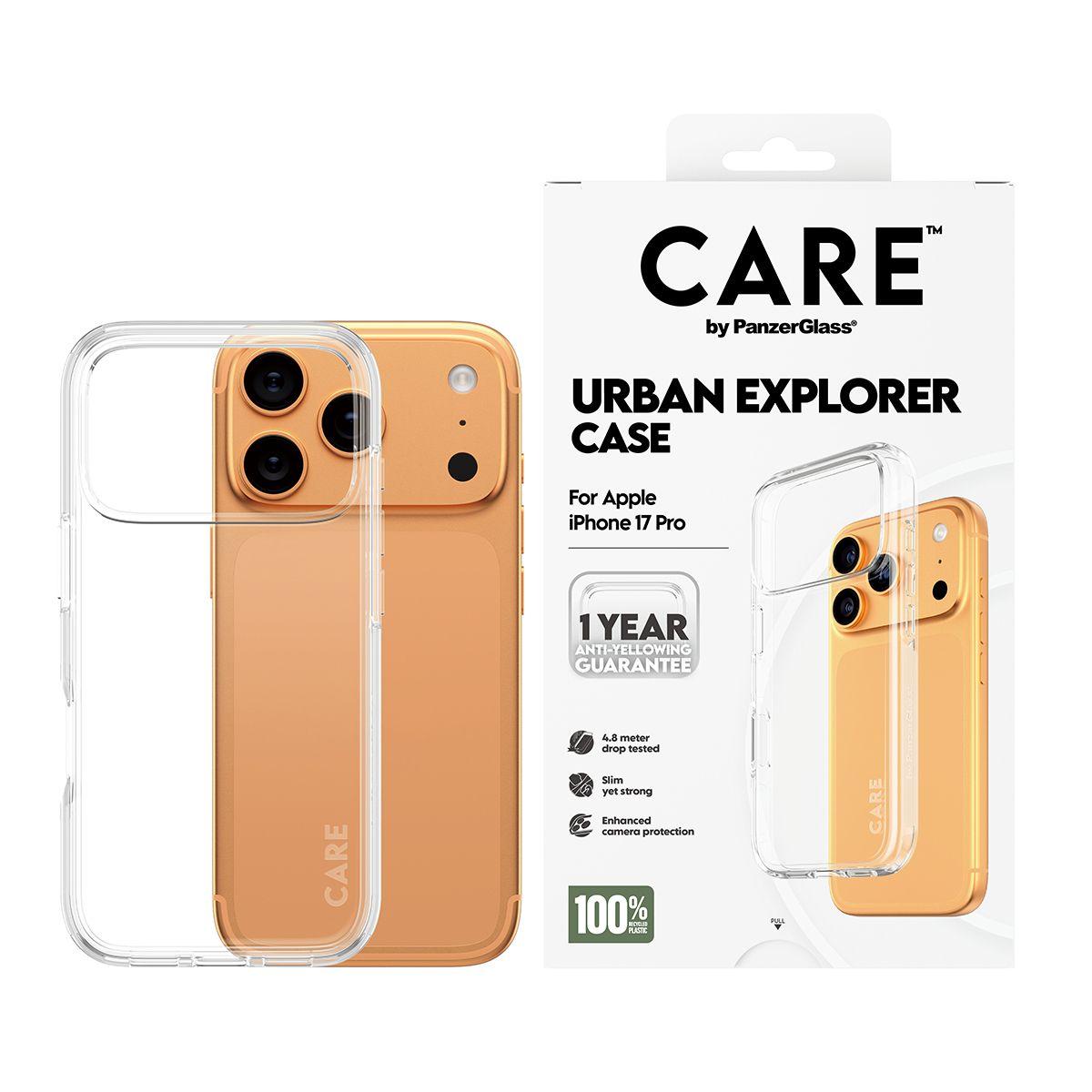 Capa para Telemóvel PANZERGLASS CARE™ by ® Urban Explorer (Apple - Transparente), miniatura 2