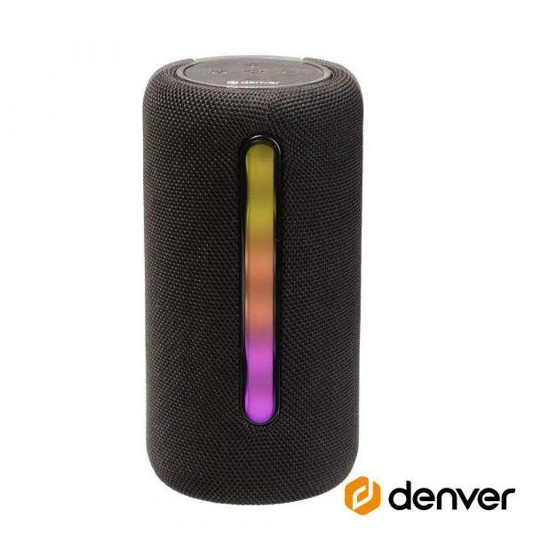 Coluna Bluetooth Portátil DENVER BTL-330B (10 W - Bluetooth - Preto) — miniatura 2