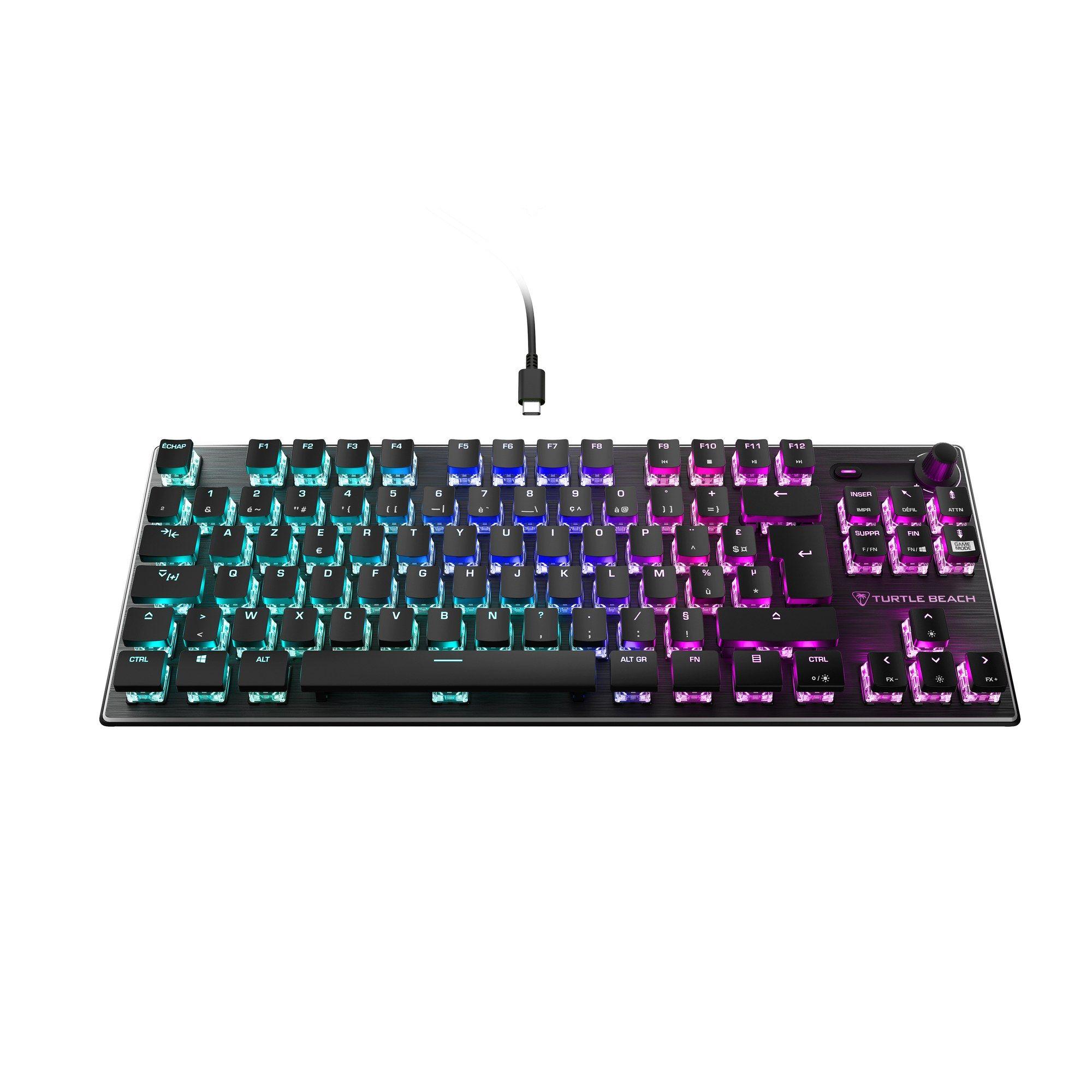 Teclado Gaming TURTLE BEACH Vulcan TKL (Alemão - Interruptor de chave mecânico - USB - Preto)