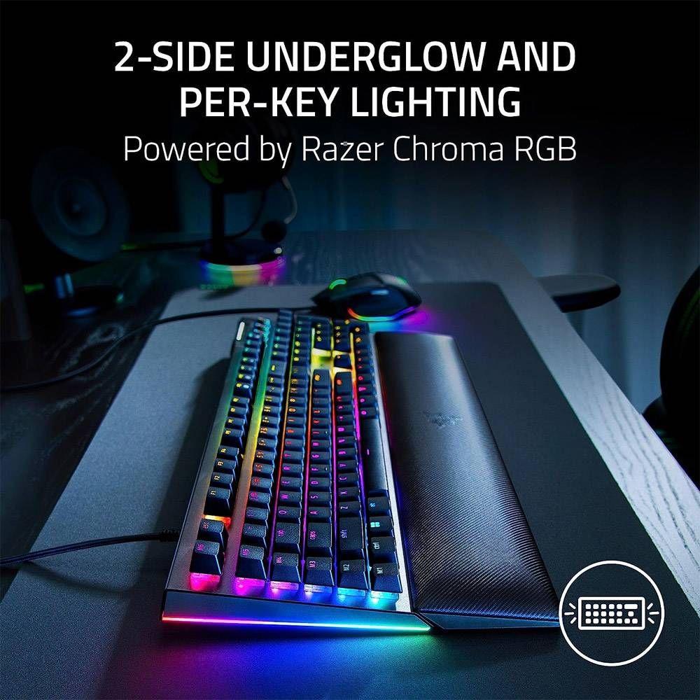 Teclado RAZER BlackWidow V4 (Inglês - Razer Green - Tamanho completo - Preto) — miniatura 4