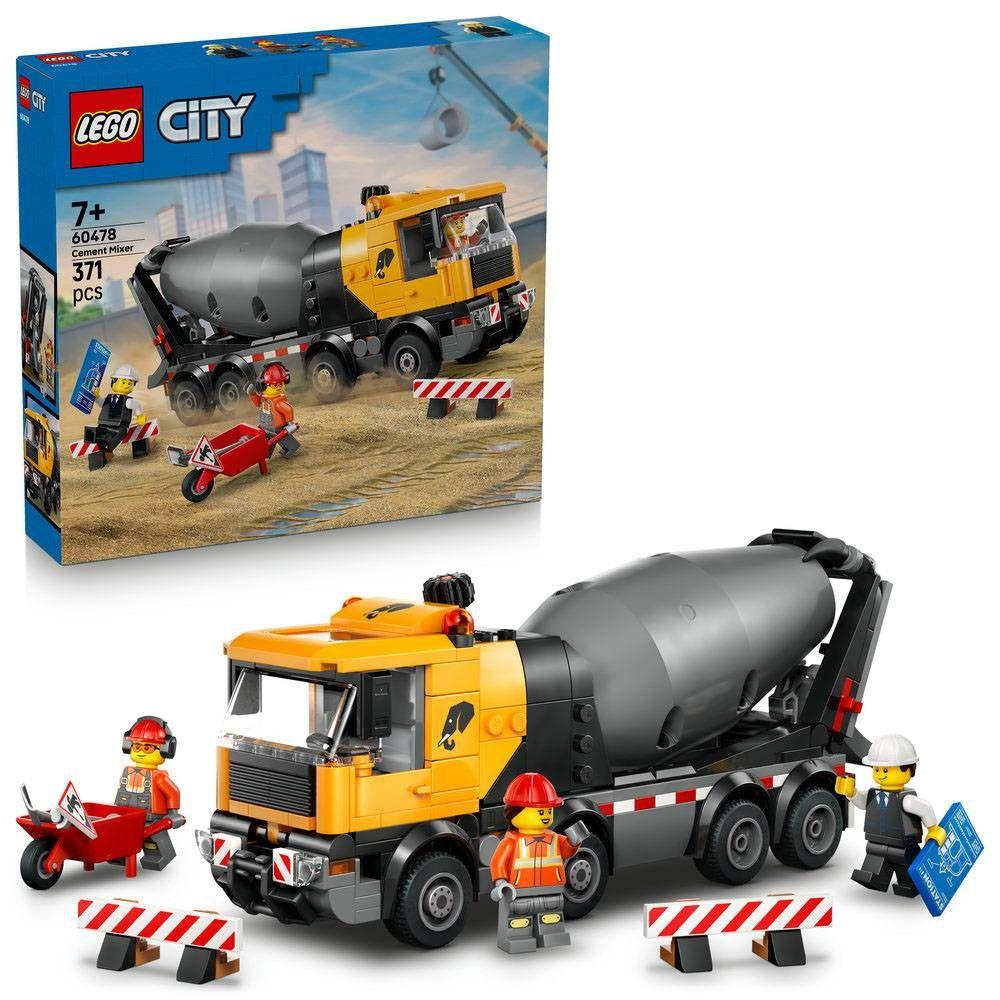 LEGO 60478 City Camião com Betoneira (7+ anos - 371 peças), miniatura 3