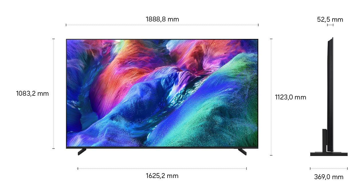 Televisor SAMSUNG GMR85R85HAUXZG (85" - Micro RGB - 120 Hz - Preto Titânio) — miniatura 3