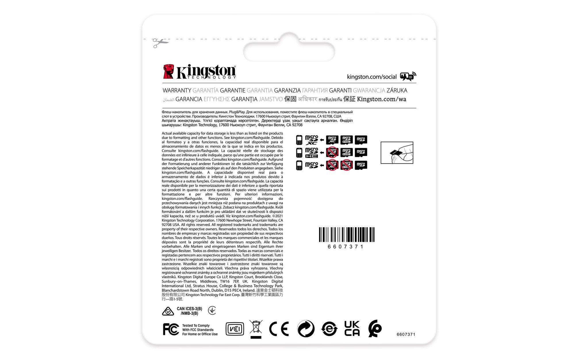 Cartão de Memória KINGSTON SDCIT2/32GBSP (32GB - Classe 10 - 100 MB/s - Preto), miniatura 4