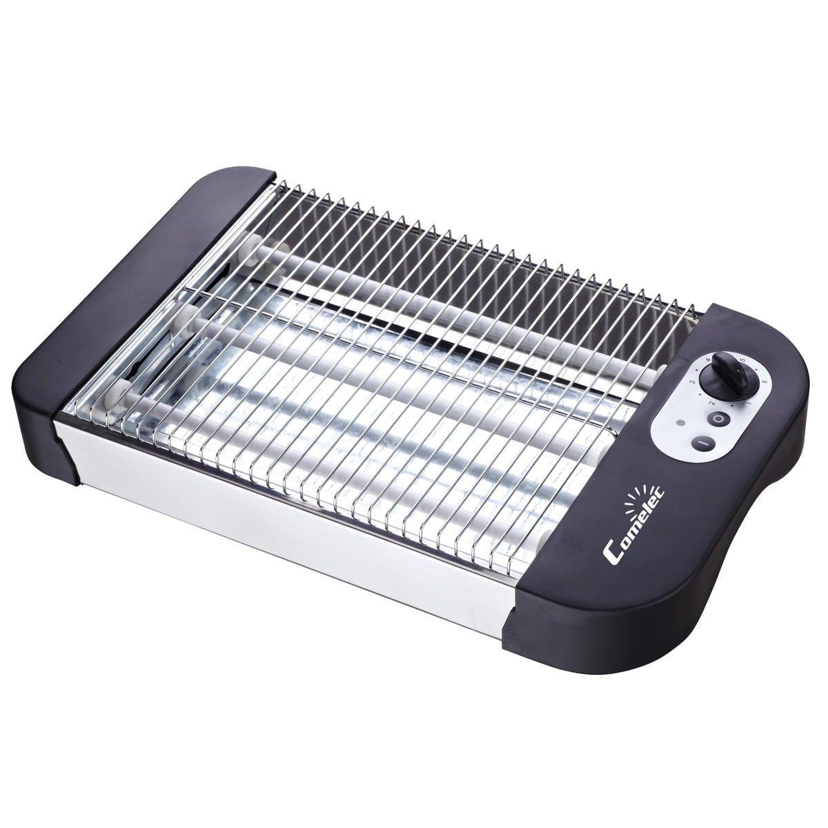 Torradeira Plana COMELEC TP7065 (Preto/Inox)