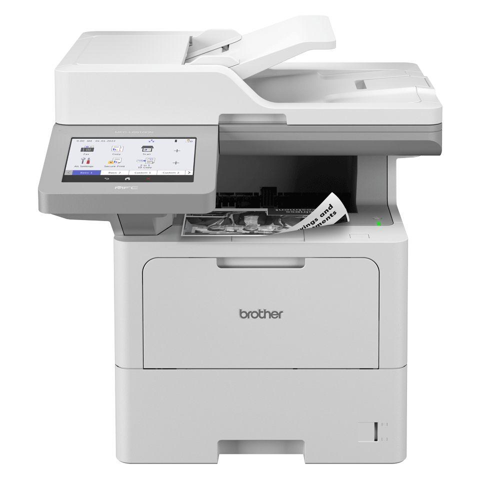 Impressora Multifunções Laser BROTHER MFC-L6910DN (A4 - Impressão a preto e branco - 520 folhas - Branco)